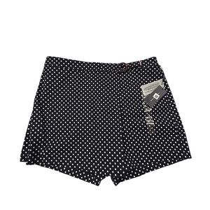 Tommy Hilfiger Polka Dot High Waist Skirt‎ Shorts size 14 NWT